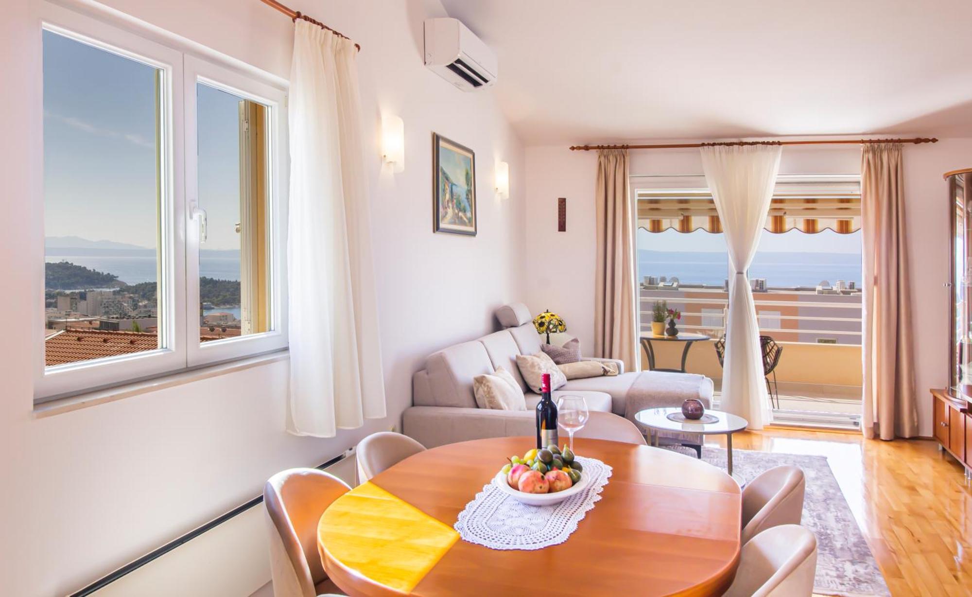 Apartment Anita With Amazing Sea View Makarská Exteriér fotografie